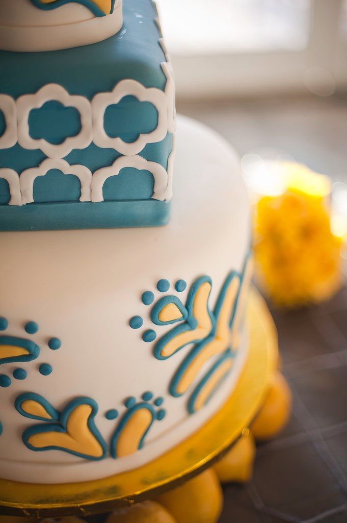 Blue + Yellow Whimsical Clearwater Beach Hyatt Wedding (9)