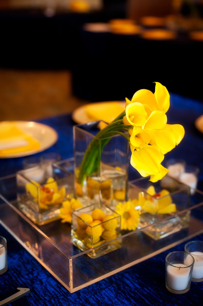 Blue + Yellow Whimsical Clearwater Beach Hyatt Wedding (6)