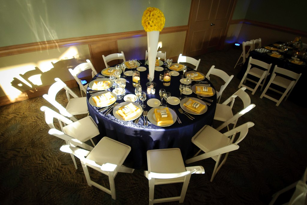 Blue + Yellow Whimsical Clearwater Beach Hyatt Wedding (5)