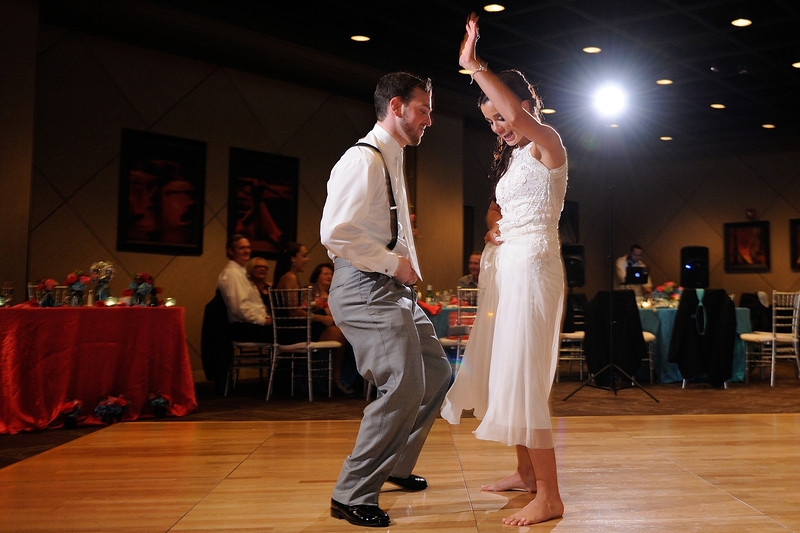 Straz Center Tampa Wedding Teal & Pink - Vadim Photography (3)