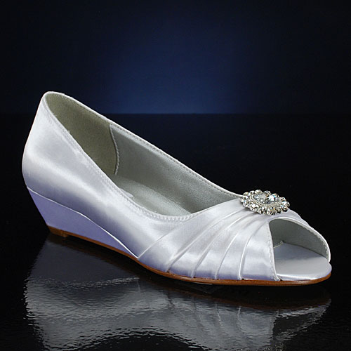 Dyeables White Bridal Shoes - Bridalshoes.com