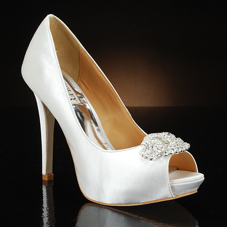 Badgley Mischka White & Ivory Wedding Shoes