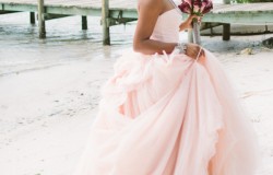 Blush, Grey & White Modern Destination Longboat Key Wedding - Sophan Theam Photography (32)